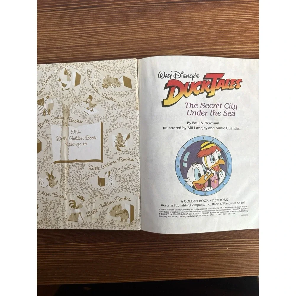 Little Golden Book Disney Lot Lady Duck Tales Frozen The Rescuers Lot Of 4